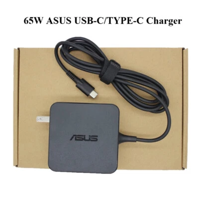 Original ASUS 65W TYPE-C Charger for Asus ZenBook Q425MA-U71TB Laptop AC Adapter - Image 1 of 2