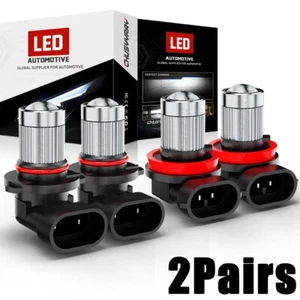 4x 9005+H11 LED Faro Alto Bajo Haz Globos Bombilla Kit Súper Blanco Lámparas Brillantes - Imagen 1 de 13