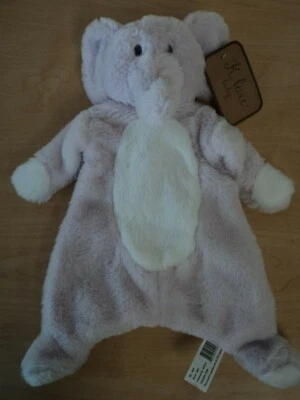 K. Luxe Baby 16" Purple Elephant Crinkle Rattle Plush Security Blanket Toy NWT! - Image 1 of 4