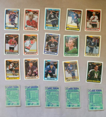 1990-91 Topps Hockey, U-Pick, Complete Your Set (NM/NM+) - Image 1 of 2