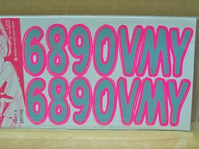 3" Identification Marine Watercraft Number Letter Kit Boat Jet Ski Wave Runner - Image 1 of 4
