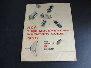Guía de movimiento de tubos RCA 1956 e inventario para tubos receptores de radio y televisión. ¡RARO! - Imagen 1 de 7