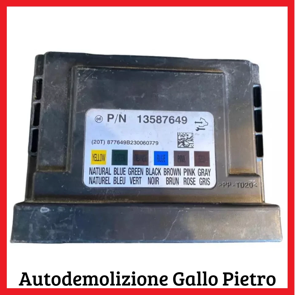 Centralina comfort OPEL adam 2015 m13 1.2 2012 2013 2014 2015 2016 ricambi usati - Immagine 1 di 1