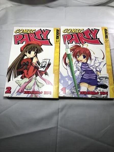 Comic Party von Sekihiro Inui Bände 1-2 Manga Lot Englisch Tokyopop - Bild 1 von 4