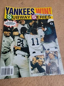 Yankees Win! Subway Series 2000 Magazine Publication Mets Scorecards - Picture 1 of 4