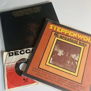 Steppenwolf THEIR GREAT HITS + 16 GREATEST HITS Vinyl LP Records VG+ - Picture 1 of 1