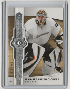 07-08 2007-08 Ultimate Collection #60 Jean-Sebastien Giguere 471/499 Anaheim  