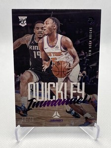 2020-21 Panini NBA Chronicles Immanuel Quickley Luminance #140 Purple /49