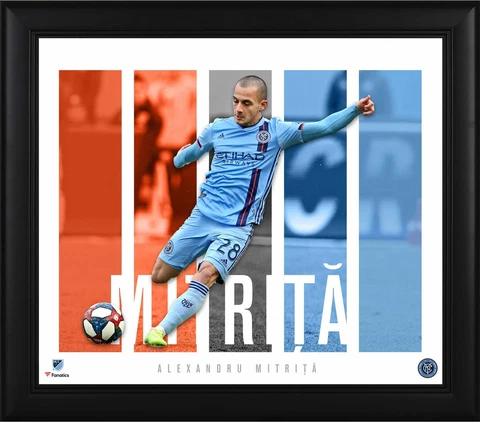Alexandru Mitrita New York City FC Framed 15x17 Player Panel Collage Cover
