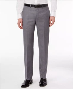 Calvin Klein Men Slim Fit Dress Pant Grey Size 32X30 - Picture 1 of 2
