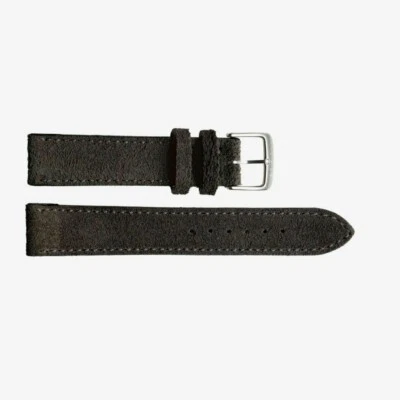 Nomos Glashuette 17mm Terciopelo Cuero Antracita Tamaño 70mm x 104mm Genuino Nuevo  Foto 1 de 3