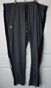 UNDER ARMOUR Pants Mens 4XL Gray Black Leisure Jogger Gym Walking Running NWT - Picture 1 of 12
