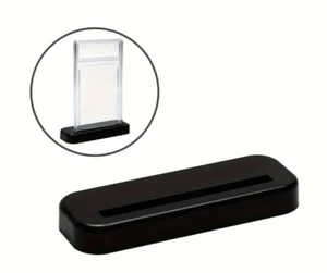 Black Plastic Card Display Stand For PSA Graded Cards - 23/35 PT Cards Only - Picture 1 of 5