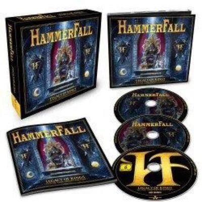 HAMMERFALL - LEGACY OF KINGS (20 YEAR ANNIVERSARY EDITION) DIGI  2 CD+DVD NEU - Bild 1 von 2