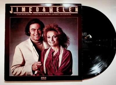 Jim Ed & Helen - You Don't Bring Me Flowers LP Record 1979 RCA Country 33RPM Foto 1 de 2
