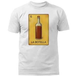 CAMISETA TARJETA LOTERÍA MEXICANA LA BOTELLA - Imagen 1 de 17