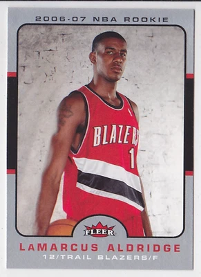 Fleer #203 2006-07 LaMarcus Aldridge novato radiocontrol Portland Trail Blazers Foto 1 de 2