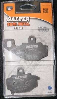 Galfer Brakes -FD167G1054- Semi-Metallic Brake Pads fits EX650 ABS/Ninja 650R — 第 1/2 张图片