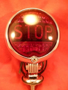 VINTAGE YANKEE BRAKE STOP LIGHT HOT ROD RAT ROD ACCESSORY - Picture 1 of 19
