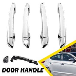 4X Exterior Door Handle Front Rear Left Right For 17-20 Hyundai Elantra Sedan EE - Picture 1 of 16