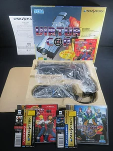 Virtua gun Sega Saturn SS 1 gun controller cop 2 Japan game games boxed tested - Picture 1 of 24