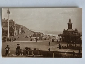 Vintage RPPC Bournemouth Pier Approach Ivory Series Real Photo c1913 Unused - Picture 1 of 6