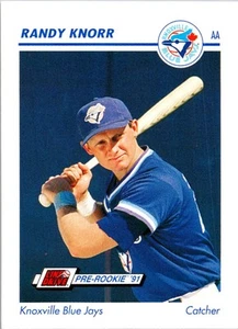 Randy Knorr 1991 Line Drive AA #361 Knoxville Blue Jays - Picture 1 of 2