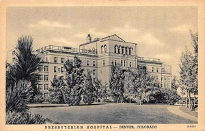#K1596 DENVER, CO. POSTKARTE, PRESBYTERIANISCHES KRANKENHAUS - Bild 1 von 2