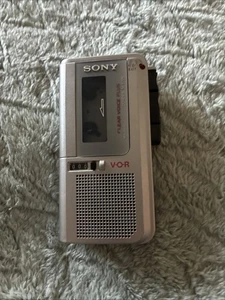 Vintage Sony V-O-R M-570V Clear Voice Plus Microcassette Recorder Gray FREE SHIP - Picture 1 of 5
