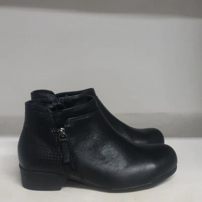 Bota Rockport Carly Work Puntera de Aleación Negra Mujer Talla 8W Foto 1 de 4