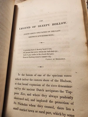 Sketchbook of Geoffrey Crayon by Washington. Irving, First Edition Foto 1 de 4