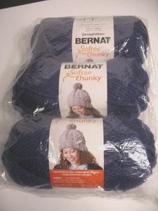 LOTE GRUESO SUAVE BERNAT YARNSPIRATIONS DENIM DESCOLORIDO EMPAQUETADO SUPER VOLUMINOSO - Imagen 1 de 4