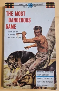 The Most Dangerous Game Adventure Kipling London 1968 Vtg Paperback AS  IS  - Picture 1 of 4