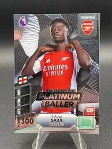 Bailarina Platino Bukayo Saka Panini Plus 2024/2025 Adrenalyn XL 24/25 022/100 - Imagen 1 de 9