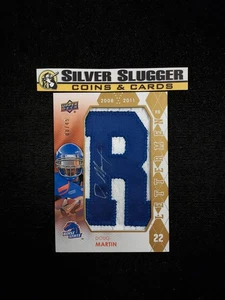 Camiseta deportiva Doug Martin Upper Deck Lettermen 2012 parche automático/45 Boise State Broncos - Imagen 1 de 2
