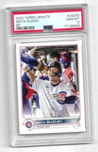 Actualización Topps 2022 Seiya Suzuki Sp variación de imagen PSA 10 Rookie RC #US250 - Imagen 1 de 1