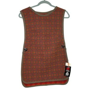 Vintage walisischer Wollteppich Pullover Weste 100 % Wolle Weste Schürze Wales neu mit Etikett - Bild 1 von 14