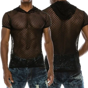 Tops Look Through Holiday Plain Fishing Mesh Fabric Lightweight Stretch - Picture 1 of 40