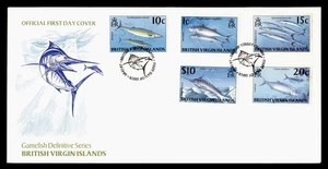 DR WHO 1997 BRITISH VIRGIN ISLAND FDC GAME FISH CACHET COMBO $10 M48101 - Picture 1 of 2