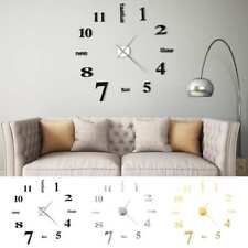 3D Wall Clock Modern Design Home Office Analog Timer Multi Colours vidaXL
