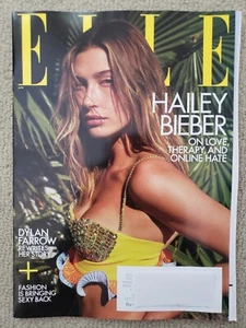 Hailey Bieber, Julia Roberts Ad, Dylan Farrow Elle Magazine April 2021 - Picture 1 of 12