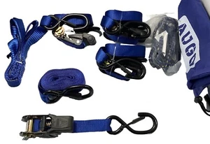 AUGO Ratschengurte Schwerlast 4er-Pack -15 Fuß - 2200 Pfund - Bild 1 von 5