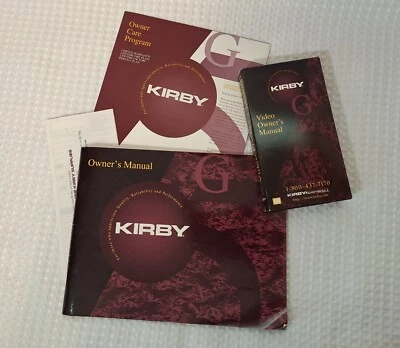 Kirby G Series Vacuum Instruction Book Owner's Manual & VHS Replacement Parts - Image 1 of 4