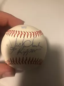 Jack Clark signed autograph official MLB baseball with 'the ripper ' inscription - Picture 1 of 2