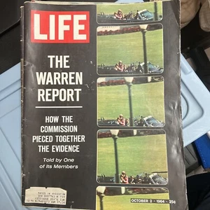 Vintage Life Magazine October 2 1964 Kennedy Assassination The Warren Report - Picture 1 of 9
