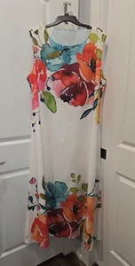 New Womens Plus Size 4X Polyester Sleeveless Summer Dress Lightweight - Picture 1 of 3