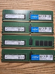 Lot of 4x8GB=32GB Crucial CT8G4DFD8213.C16FBD2 DDR4-2133 RAM Desktop SDRAM - Picture 1 of 7