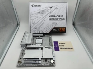 GIGABYTE X870 AORUS ELITE WIFI7 ICE AM5 ATX DDR5 Motherboard READ/FOR PARTS - Bild 1 von 9
