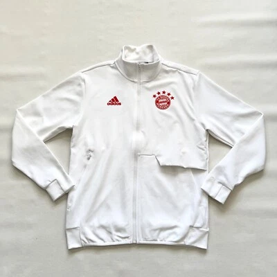 Chaqueta de entrenamiento de campo universitario ADIDAS $120 NUEVA CON ETIQUETAS auténtica para hombre FC Bayern Munchen Foto 1 de 4