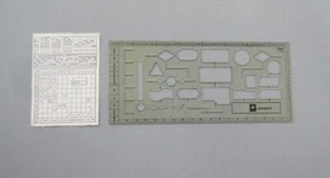 Electrónica Olivetti Plastigraf 245 vintage? plantilla dibujo técnico - Imagen 1 de 3